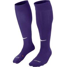 Men - Purple Socks Nike Classic II Cushion OTC Football Socks Unisex - Court Purple/White