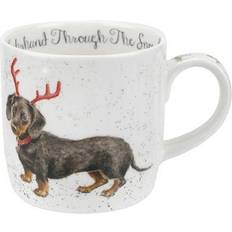 Wrendale Designs Dachshund Through The Snow Mug 31cl