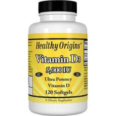 Healthy Origins Vitamin D3 5000iu 120 pcs