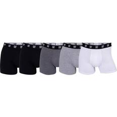 Basic Trunk Boxer Shorts 5-pack - Black/White/Grey