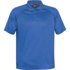 Stormtech Tritium Performance Polo Shirt - Azure Blue/Carbon