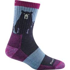 Women's Bear Town Micro Crew Lightweight Hiking Sock - Purple