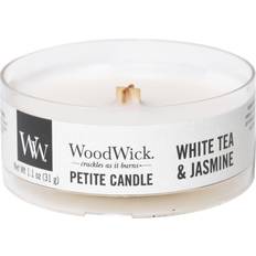 Woodwick White Tea & Jasmine Petite Jar Scented Candle 31g