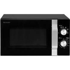 Sharp R204BA Silver, Svart