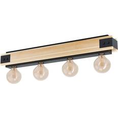 Wood Ceiling Flush Lights Eglo Layham Ceiling Flush Light 8.5cm