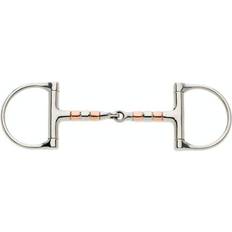 Zilver Bits Lorina Fileerbit met scharnierende D-ringen korsteel en acier inoxydable, cuivre et acier pour cheval Weatherbeeta Korsteel Argenté