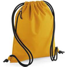 Inner Pocket Gymsacks BagBase Recycled Gymsac - Mustard