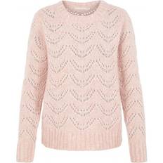 Pieces Bibi Ls Knit - Red