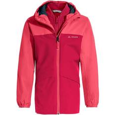 146/152 Skaljakker Børnetøj Vaude Kid's Escape 3in1 Jacket - Crocus/Pink