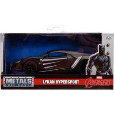 1:32 (1) Mallinrakennussarjat Jada Black Panther pienoiskoossa Lykan Hypersport 01:32