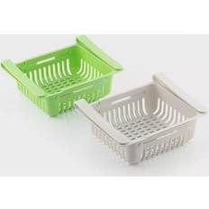 InnovaGoods Friwer Adjustable Fridge Organiser Køkkenudstyr 2stk
