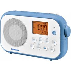 Sangean DAB+ Radios Sangean PR-D12BT Radio De Table AM FM Bluetooth Blanc Bleu