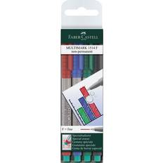 Faber-Castell Marker Faber-Castell Multimark Overhead Marker Wallet of 4