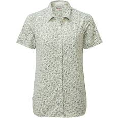 Craghoppers Nosilife Tayma Short Sleeved Shirt - Sage Print