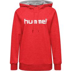 Hummel Sweatshirt à Capuche Femme Cotton Logo - Rouge
