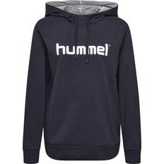 Hummel Sweatshirt à Capuche Femme Cotton Logo - Bleu