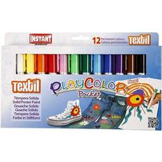 Pinturas Textiles Playcolor Pocket 12pcs