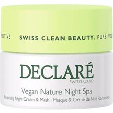 Suavizante Mascarillas Faciales Declare Vegan Nature Night Spa Cream & Mask 50ml