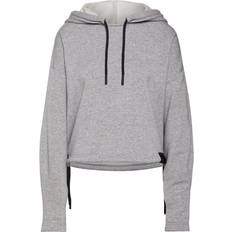 Adidas Sportswear Studio Lounge Fleece Hoodie - Medium Grey Heather