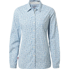 Craghoppers Nosilife Fara Long Sleeved Shirt - Mediterranean Blue Print