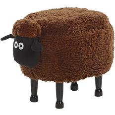 Sittpuff med förvaring Beliani Sheep Sittpuff 40cm