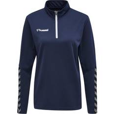 Hummel Nainen Neuleet Hummel Hmlauthentic Half Zip Sweatshirt - Marine