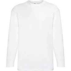 Universal Textiles Herr T-shirts Universal Textiles Value Long Sleeve Casual T-shirt - Snow