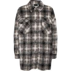 Dam - Rutiga Jackor Vero Moda Luna Chequered Jacket - Grey/Bungee Cord