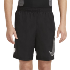 Mesh Bukser Børnetøj Nike Dri-FIT Academy Graphic Shorts Kids - Black/White/Iron Grey