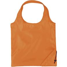 Bungalow Foldable Polyester Tote Bag - Orange