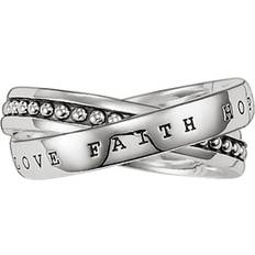 Jewellery Thomas Sabo Love Faith Hope Ring - Silver