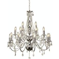 Aneta Sølv Pendler Aneta Chateau Pendel 82cm