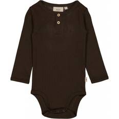 Wheat Body Placket LS - Umber