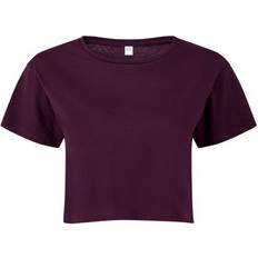 Tridri Women's Crop Top - Mulberry