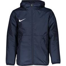 Blau Regenbekleidung Nike Kid's Therma Repel Park Rain Jacket - Obsidian/White (CW6159-451)