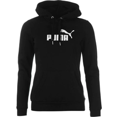 Puma Felpa con cappuccio Essentials con logo da donna - Black