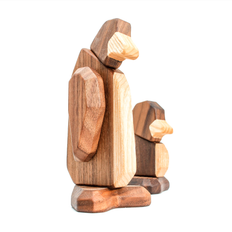 Pingviner Træfigurer Fablewood Penguin & Baby Penguin