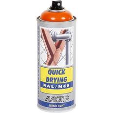 Orange Peintures Motip RAL 2004 Peinture laque Orange 0.4L