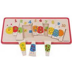 Siffror pussel Beleduc Caterpillar 10 Bitar