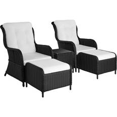 tectake Benissa Outdoor Lounge Set, 1 Table incl. 2 Chairs