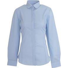 Brook Taverner Trevi Semi-Fitted Blouse - Sky Blue