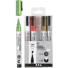 Chalk Markers Non Permanent 1.2-3mm 5-pack