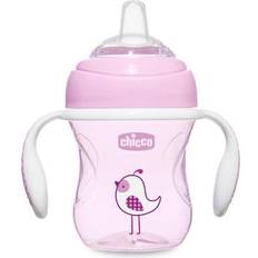 Multicolore Gobelets anti-fuite Chicco Transition tasse d’apprentissage avec supports 4m Pink 200 ml