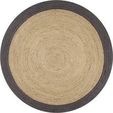 Gris - Rond Tapis vidaXL cm Gris 120cm