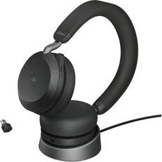 Jabra Sobre la oreja Auriculares Jabra Evolve2 75 USB-C MS With Charging Stand