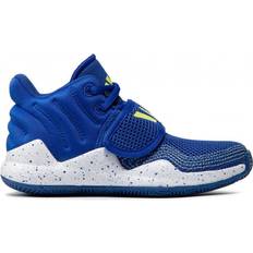 Adidas Textile Basketball Shoes adidas Kid's Deep Threat Primeblue - Bold Blue/Pulse Yellow/Cloud White