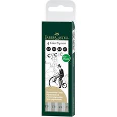 Schwarz Fineliner Faber-Castell Ecco Pigment Black 4-pack