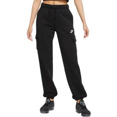 Nike Sportswear Essentials Mid-Rise Cargo Trousers Women - Black/White