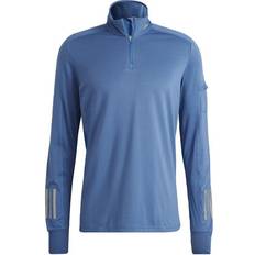 Herre - Løping Gensere Adidas Own The Run Warm 1/2 Zip Warm Sweatshirt Men - Focus Blue