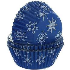 Paperi Muffinivuoat PME Snowflake Muffin Case 7 cm